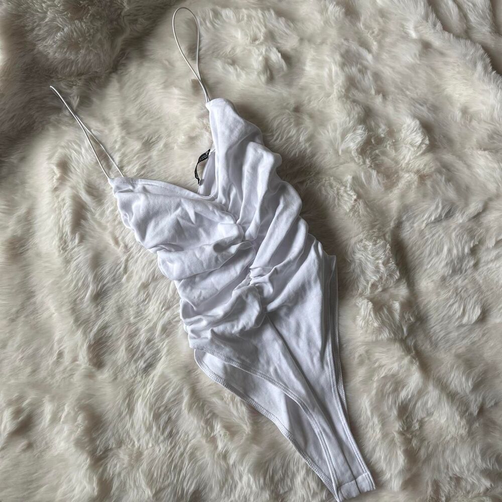 Zara Women's White Bodysuit
